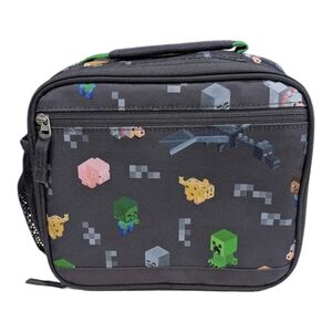 Pottery Barn Kids Minecraft Gray Creeper Mackenzie Cold Pack Lunchbox Lunch Box